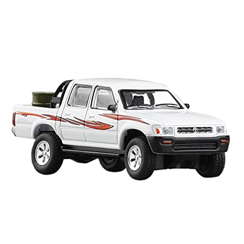 1 32 Für Toyota Hilux Pick Up Truck Mit Diecast Metal Simulation Modellauto Spielzeug Mit Sound Light Geschenke Druckgussmodelle Motorfahrzeuge(A) von DUEVEL