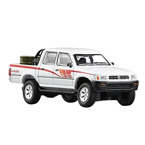 1 32 Für Toyota Hilux Pick Up Truck Mit Diecast Metal Simulation Modellauto Spielzeug Mit Sound Light Geschenke Druckgussmodelle Motorfahrzeuge(B) von DUEVEL