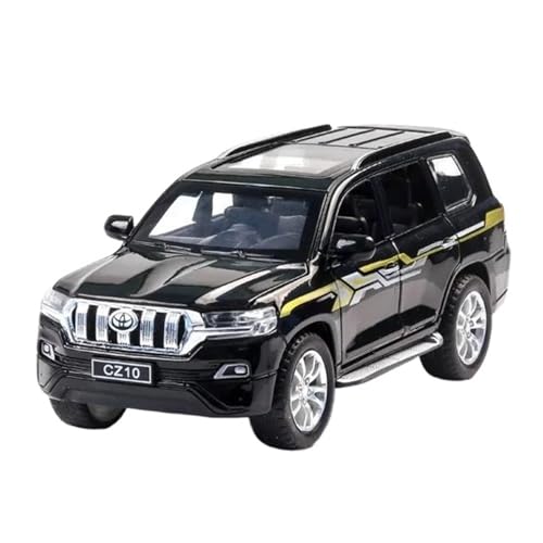 1 32 Für Toyota Prado Legierung Auto Modell Geländewagen Auto Modell Dekoration Spielzeug Druckgussmodelle Motorfahrzeuge(Schwarz) von DUEVEL