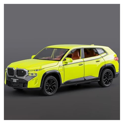 1 32 Für XM SUV Simulation Sport Auto Modell Druckguss Metall Neue Energie Fahrzeug Fahrzeug Modell Sound Und Licht Druckgussmodelle Motorfahrzeuge(Grün) von DUEVEL