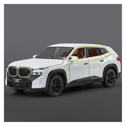 1 32 Für XM SUV Simulation Sport Auto Modell Druckguss Metall Neue Energie Fahrzeug Fahrzeug Modell Sound Und Licht Druckgussmodelle Motorfahrzeuge(Weiß) von DUEVEL