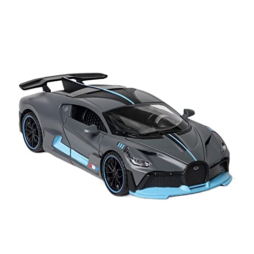 1 32 Passend Für Bugatti DIVO Metall Sport Druckguss Automodell Legierung Sound Light Pull Back Collection Druckgussmodelle Motorfahrzeuge(B) von DUEVEL