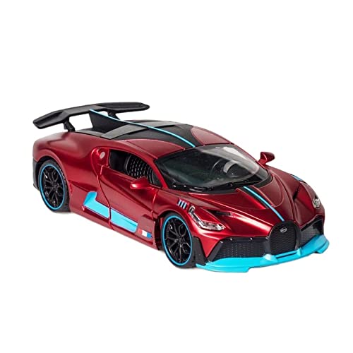 1 32 Passend Für Bugatti DIVO Metall Sport Druckguss Automodell Legierung Sound Light Pull Back Collection Druckgussmodelle Motorfahrzeuge(D) von DUEVEL