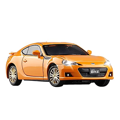 1 32 Passend Für Subaru BRZ 2019 Sport Diecast Alloy Simitation Auto Modell Dekoration Sammlung Geschenk Spielzeug Druckgussmodelle Motorfahrzeuge(Yellow) von DUEVEL