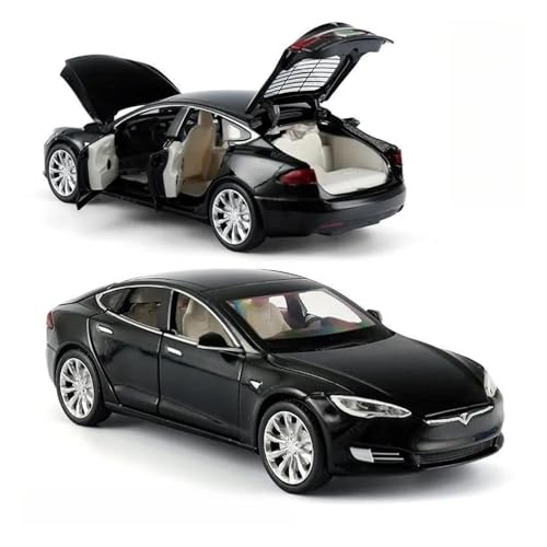 1 32 Tesla Model S 100D SUV-Modell Druckguss-Legierung Metall Miniatur Sound Und Licht Pullback Sammlerstück Druckgussmodelle Motorfahrzeuge(Tesla Model S 100D 2) von DUEVEL