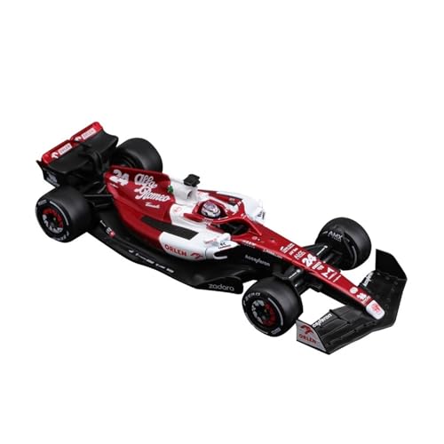 1 43 Für Alfa Romeo C42 F1 Metallmodellauto 2022 Formel-1-Rennmaßstab Druckguss-Metallmodell Druckgussmodelle Motorfahrzeuge(2022 Alfa NO.24) von DUEVEL