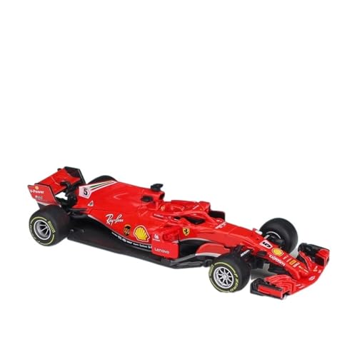 1 43 Für Alfa Romeo F1 Team Orlen C42 2022 Formel 1 Legierung Diecast Auto Modell Weihnachten Geburtstag Geschenk Druckgussmodelle Motorfahrzeuge(2018 SF71H NO.5) von DUEVEL