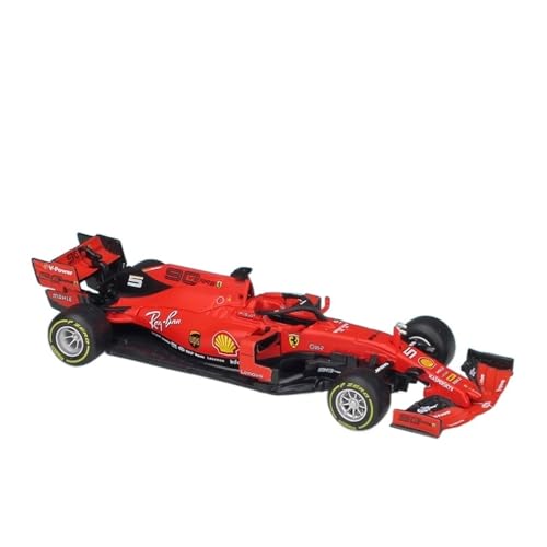 1 43 Für Alfa Romeo F1 Team Orlen C42 2022 Formel 1 Legierung Diecast Auto Modell Weihnachten Geburtstag Geschenk Druckgussmodelle Motorfahrzeuge(2019 SF90 NO.5) von DUEVEL