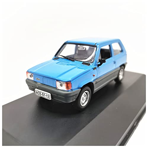 1 43 Für FIAT Panda Blue Legierung Statische Modellsimulation Fahrzeuge Erwachsenensammlung Szene Dekoration Druckgussmodelle Motorfahrzeuge von DUEVEL