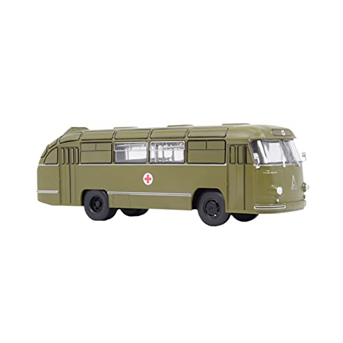 1 43 Für LAZ-695B Sowjetischer Bus Army Ambulance Bus Model Adult Collection Exponat Druckgussmodelle Motorfahrzeuge von DUEVEL