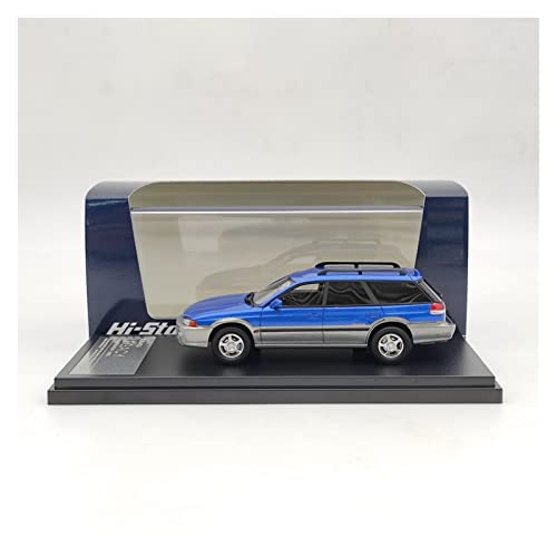 1 43 Für Subaru Legacy Grand Wagon 1996 Diecast Metal Car Model Simulation Vehicle Adult Collection Souvenir Druckgussmodelle Motorfahrzeuge(Blau) von DUEVEL