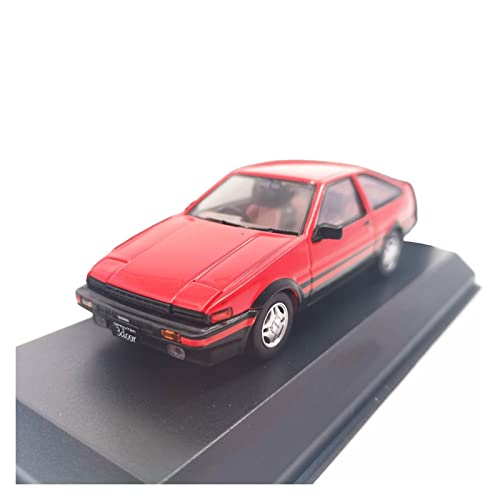 1 43 Für Toyota Sprinter Trueno AE86 GT Apex Red Alloy Statische Modellsimulationsfahrzeuge Sammlung Druckgussmodelle Motorfahrzeuge von DUEVEL