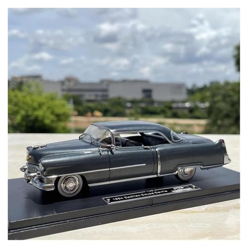 1 43 Legierungsmodell Für Cadillac Oldtimermodell Druckgussmetall Retro Vintage RV Fahrzeugmodell Druckgussmodelle Motorfahrzeuge(1954 Gray) von DUEVEL