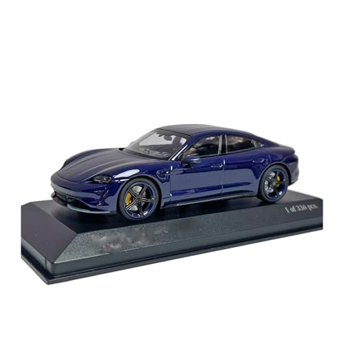 1 43 Porsche Taycan Turbo S 2019, Legierungsdruckguss, Fertiges Modellauto, Fahrzeugsammlungsornamente Im Maßstab 1 43 Druckgussmodelle Motorfahrzeuge(Blau) von DUEVEL