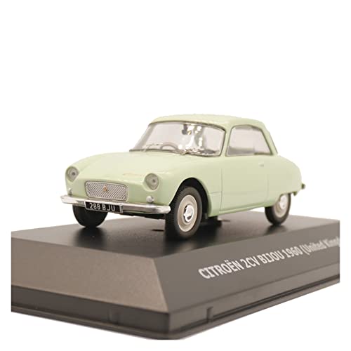 1 43 for Citroen 2cv Bijou 1960 Simulation Legierung Auto Modell Geschenk Sammlung Dekoration Spielzeugauto Druckgussmodelle Motorfahrzeuge von DUEVEL