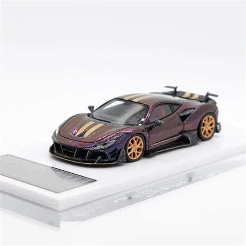 1 64 Für F8 Tributo Mansory F8XX Limited299 Harzmodellauto Fertig Statisches Auto Modellautosammlung Druckgussmodelle Motorfahrzeuge(B) von DUEVEL