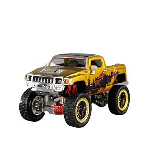 1 64 Für Hummer H2 H3T Großes Rad Geländewagen Diecast Metal Alloy Automodellsammlung Dekorativ Druckgussmodelle Motorfahrzeuge von DUEVEL