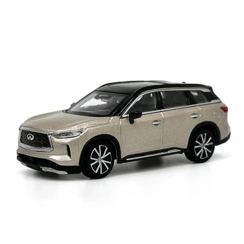 1 64 Für Infiniti QX60 2022 Diecast Auto Modell Miniatur Modell Sammeln Souvenir Display Druckgussmodelle Motorfahrzeuge(Gold) von DUEVEL