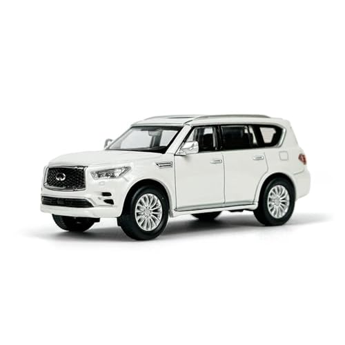 1 64 Für Infiniti QX80 2020 Diecast Auto Modell Legierung Metall Männer Der Hobby Sammlung Druckgussmodelle Motorfahrzeuge(Weiß) von DUEVEL