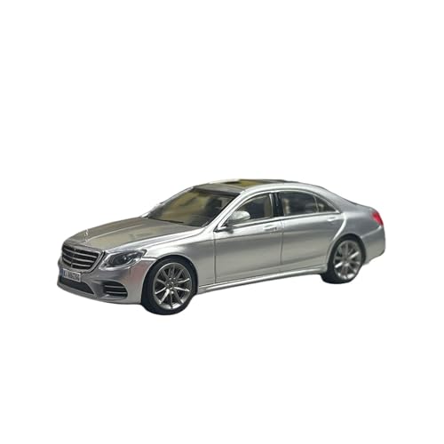 1 64 Für Mercedes-Benz S-Klasse S350 W222 Legierung Druckguss Modellauto Sammler Miniatur Auto Dekoration Druckgussmodelle Motorfahrzeuge(Silber) von DUEVEL