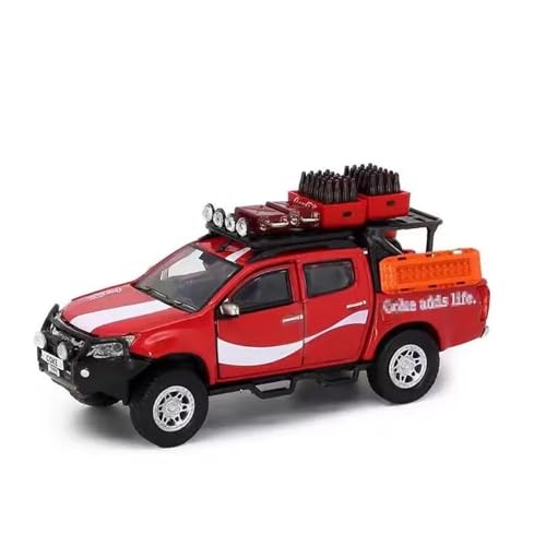 1 64 Modellauto Für Isuzu D-MAX Cork Pickup, Legierungsmodellauto, Proportionales Modellspielzeug Aus Metalldruckguss Druckgussmodelle Motorfahrzeuge von DUEVEL