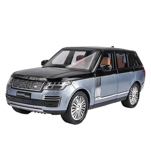 1:24 Für Land Rover Range Rover 2022 SUV Legierung Diecast Modell Spielzeug Autos Sound Licht Auto Fahrzeug Spielzeug Druckgussmodelle Motorfahrzeuge(Blau) von DUEVEL