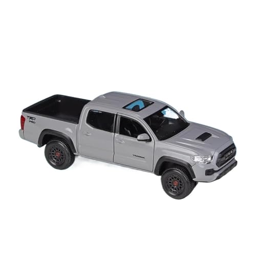 1:27 Für Toyota Tacoma TRD PRO Pickup Legierung Auto Modell Diecast Metall Spielzeug Geländewagen Auto Modell Geschenk Druckgussmodelle Motorfahrzeuge(Gray) von DUEVEL