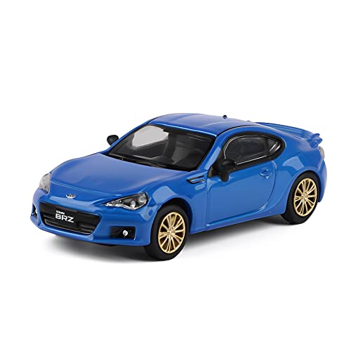 1:64 Für Subaru BRZ TS STI Sportlegierung Automodell Miniatur-Simulationssammlung Aus Metalldruckguss Druckgussmodelle Motorfahrzeuge(Blau) von DUEVEL