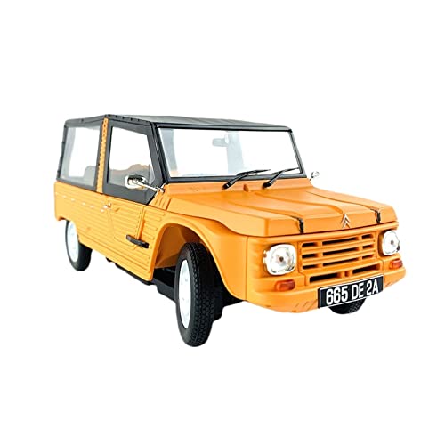 11:18 Passend Für Citroen Mehari 1983 Alloy Model Car Adult Collection Souvenir Display Ornaments Gelb Druckgussmodelle Motorfahrzeuge von DUEVEL