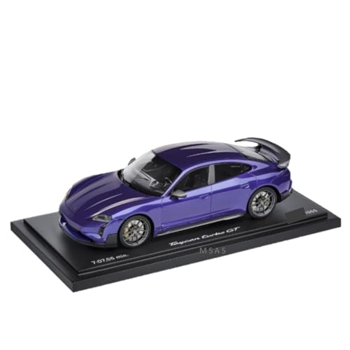 2025 Für Porsche Taycan Turbo GT 1 18 Lila Harz Original Automodell Druckgussmodelle Motorfahrzeuge 2025 Für Porsche Taycan Turbo GT 1 18 Lila Harz Original Automodell Druckgussmodelle Motorfahrzeuge von DUEVEL