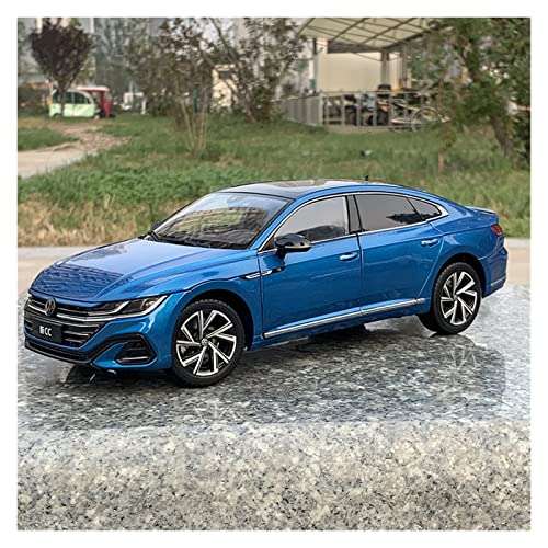 Boutique 1 18 Für Volkswagen CC 2021 Simulation Diecast Alloy Car Model Collection Souvenir Display Druckgussmodelle Motorfahrzeuge(Blau) von DUEVEL