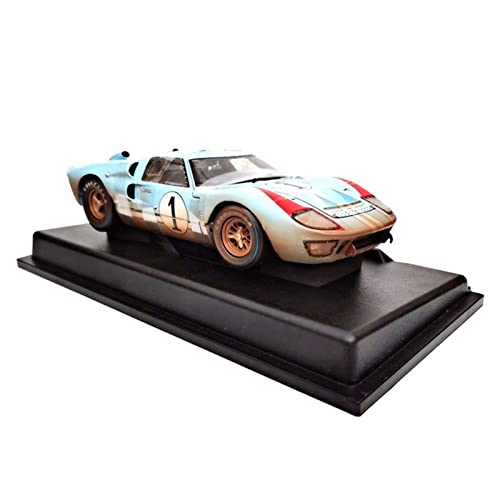 DUEVEL 1 18 Für Ford GT-40 GT40 MK II 1966 Alu-Druckguss-Rennwagen-Modellsimulation Sammlerstück Für Erwachsene Druckgussmodelle Motorfahrzeuge von DUEVEL