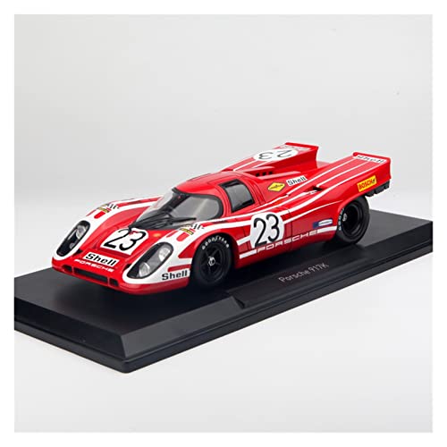 DUEVEL 1 18 Für Porsche 917K Simulation Diecast Alloy Red Racing Car Modell Adult Collection Souvenir Display Druckgussmodelle Motorfahrzeuge von DUEVEL