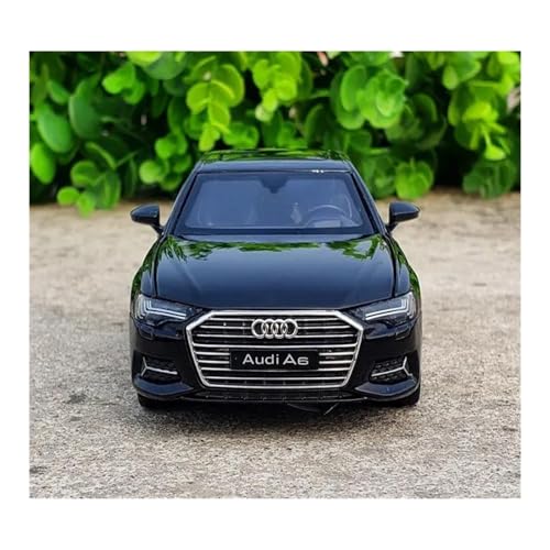 1 32 Für Audi A6 Legierung Diecast Modell Auto Sammlung Geschenk Mit Licht Und Sound Spielzeug Auto Druckgussmodelle Motorfahrzeuge(Schwarz) von DUEVEL