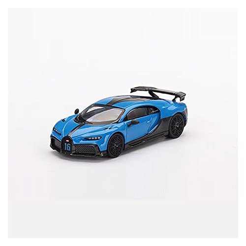 1 64 Für Bugatti Chiron Pur Super Running Car Blaue Legierung Druckguss-Modell Für Erwachsene Druckgussmodelle Motorfahrzeuge von DUEVEL