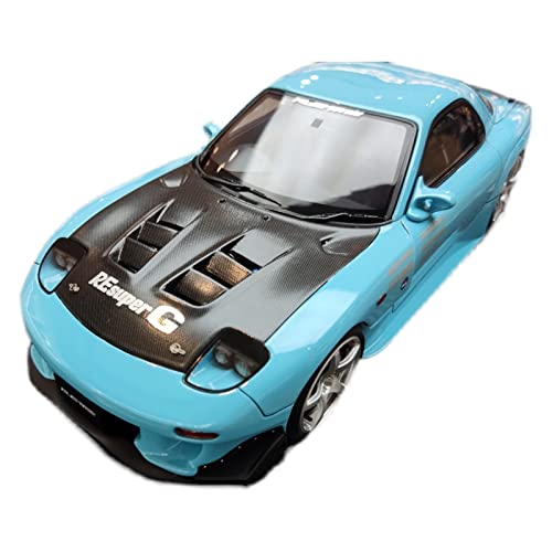 DUEVEL Für Mazda RX7 Feed FD3S Simulation Resin Car Model Gift Collection Ornament 1 18 Druckgussmodelle Motorfahrzeuge von DUEVEL