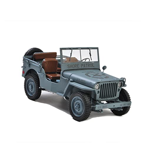 Für 1 18 Willis Jeep Saphirblau Legierung Druckguss Simulation Automodell Dekoration Sammlung Geschenk Spielzeug Druckgussmodelle Motorfahrzeuge(B) von DUEVEL