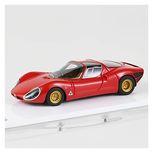 Für Alfa Romeo TIPO 33 Stradale V8 1 64 Kunstharz-Sportwagenmodell Stark Simulierte Statische Ornamente Druckgussmodelle Motorfahrzeuge(B) von DUEVEL