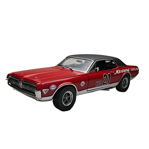 Für Alloy Simulation Car Model Ornament 1967 Mercury Cougar Racing 1583# 1 18 Druckgussmodelle Motorfahrzeuge von DUEVEL