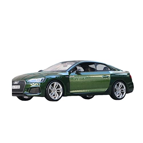 Für Audi Audi RS5 Coupé 1 24 Simulation Legierung Automodell Dekoration Geschenk Druckgussmodelle Motorfahrzeuge(Grün) von DUEVEL