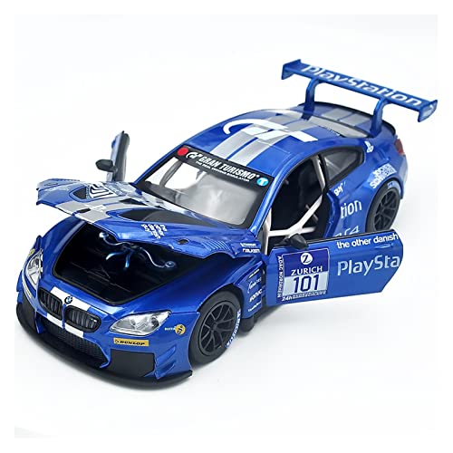 Für BMW M6 GT3 Metalldruckguss Spielzeugauto Sportwagenmodellsimulation Sammlerspielzeug 1 24 Druckgussmodelle Motorfahrzeuge von DUEVEL