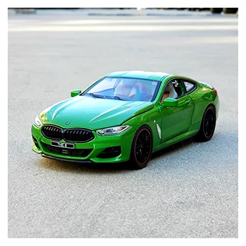 Für BMW M8 Coupé Alu-Automodell Sound Und Licht Pull Back Door Spielzeugauto Modell 1 24 Druckgussmodelle Motorfahrzeuge(4) von DUEVEL