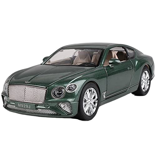 Für Bentley Continental GT Sportwagenmodell 1 24 Sound Und Licht Pull Back Boy Spielzeugautomodell Druckgussmodelle Motorfahrzeuge(2) von DUEVEL