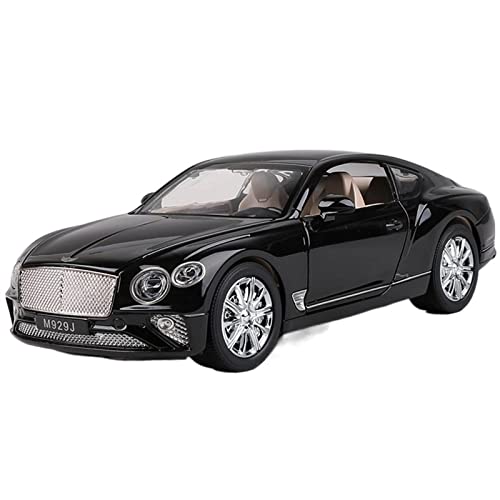 Für Bentley Continental GT Sportwagenmodell 1 24 Sound Und Licht Pull Back Boy Spielzeugautomodell Druckgussmodelle Motorfahrzeuge(Taglia unica) von DUEVEL