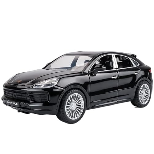 Für Cayenne S Automodell 1 24 Simulation Legierung Automodell Junge Metallspielzeug Sammlung Ornamente Druckgussmodelle Motorfahrzeuge(Schwarz) von DUEVEL