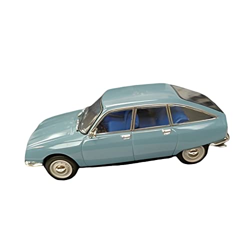 Für Citroen GS 1971 1 43 Blaue Legierung Automodell Sammlerstücke Jungen Spielzeug Geschenk Display Druckgussmodelle Motorfahrzeuge von DUEVEL