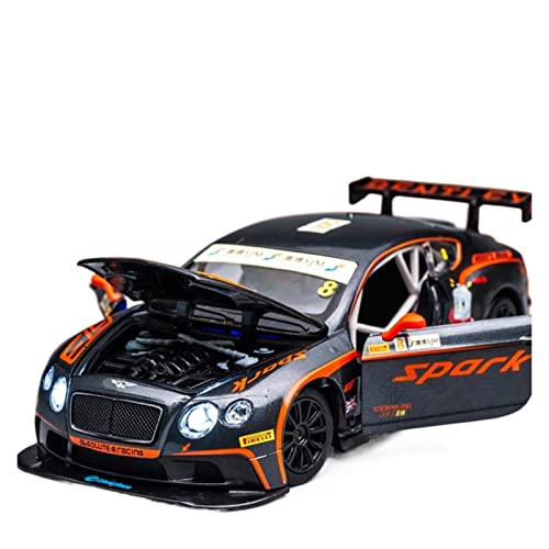 Für Continental GT3 Alloy Rennmodell Sound Und Light Pullback Car Boy Spielzeugmodell 1 24 Druckgussmodelle Motorfahrzeuge(Taglia unica) von DUEVEL