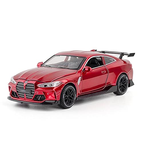 Für Diecast M4 Zinklegierung Simuliertes Sound Light Pull Back Collection Spielzeugautomodell 1:32 Druckgussmodelle Motorfahrzeuge(4) von DUEVEL