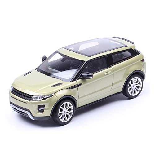 Für FX Land Rover Range Rover Evoque 1 24 Simulation Automodell Jungen Geschenk Spielzeug Druckgussmodelle Motorfahrzeuge(Grün) von DUEVEL