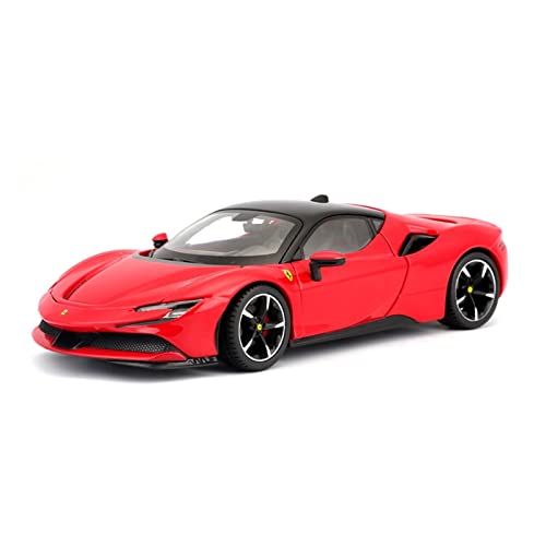 Für Ferrari Modell Rafa Sportwagen SF90 1 24 Simulation Legierung Automodell Ornamente Druckgussmodelle Motorfahrzeuge von DUEVEL